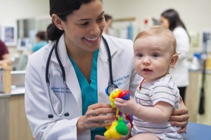 doc with baby 2